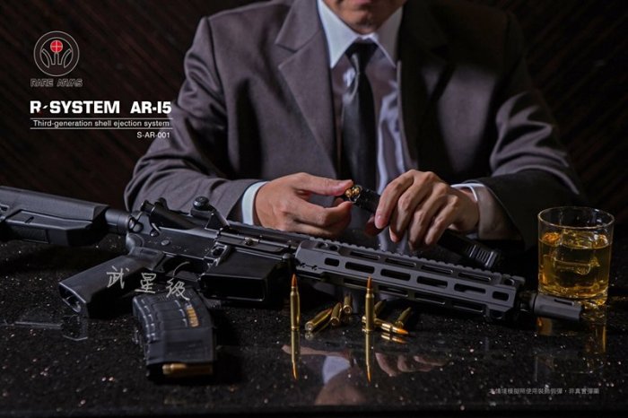 台南 武星級 Rare Arms AR15 10.3吋 CO2槍 仿真後座力 拋殼 GBBR ( 跳殼BB槍M4步槍M16卡賓槍