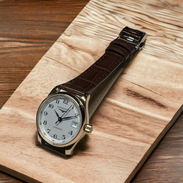 樂時計 浪琴表名匠系列 L2.128.8.78.3 18K 玫瑰金 自動上鍊腕錶 折疊扣 二手美品無盒子保單 25.5mm 小巧玲瓏