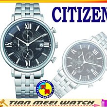 【全新原廠CITIZEN】星辰 【簡約時尚三眼計時石英錶】AN3610-71E【天美鐘錶店家直營】【下殺↘超低價有保固】