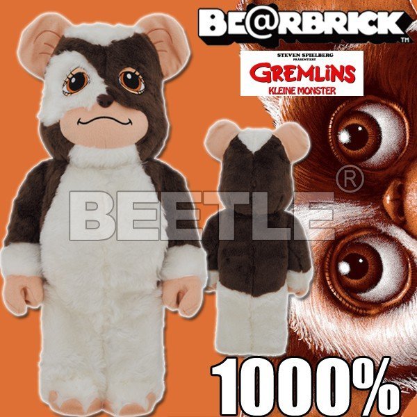 BEETLE BE@RBRICK GIZMO GREMLINS 小精靈 小魔怪 絨毛 BEARBRICK 1000%