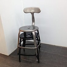 【 一張椅子 】 loft 鐵藝工業風 NICOLLE CHAIR 鯨魚小吧椅