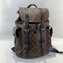 LOUIS VUITTON 路易威登 M43735 晶片款 原花 Christopher 後背包 旅行袋 精品包 大容量