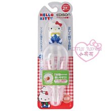 ♥小花花日本精品♥Hello Kitty 米奇 小熊維尼 立體造型塑膠學習筷 餐具~2