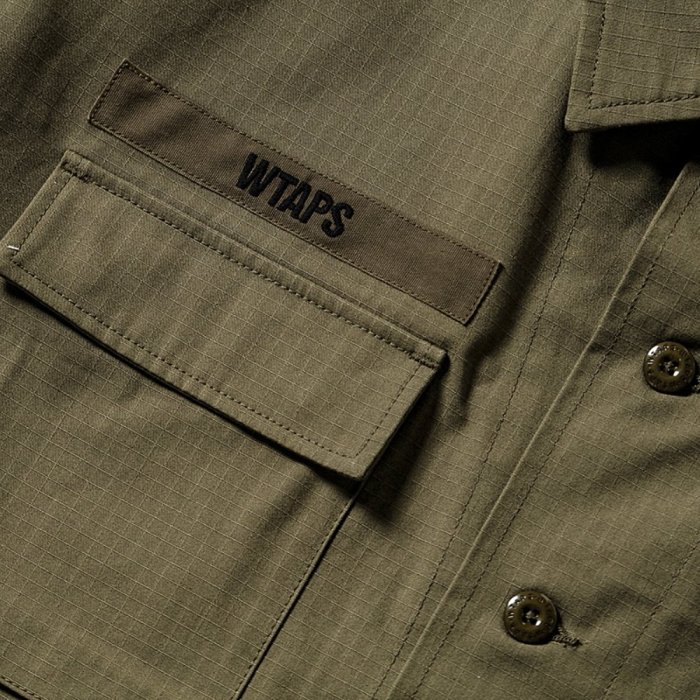 ♤ASENSERI♤ WTAPS JUNGLE LS NYCO RIPSTOP CORDURA® 經典四袋襯衫