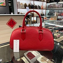 ⭐️香榭屋精品店 ⭐️ LV LOUIS VUITTON M5208E 紅色EPI牛皮銀釦拉鍊手提包 (B5155)