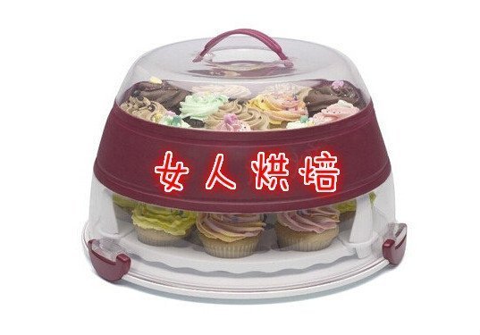 女人烘焙 馬芬 杯子蛋糕 雙層 蛋糕盒 瑪芬蛋糕盒 馬芬蛋糕盒 杯子蛋糕盒 提盒