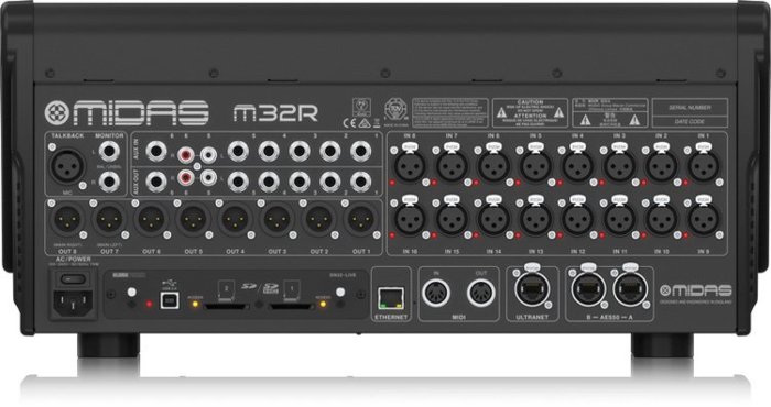 MIDAS M32R LIVE數位混音器-16in/8out 原廠公司貨