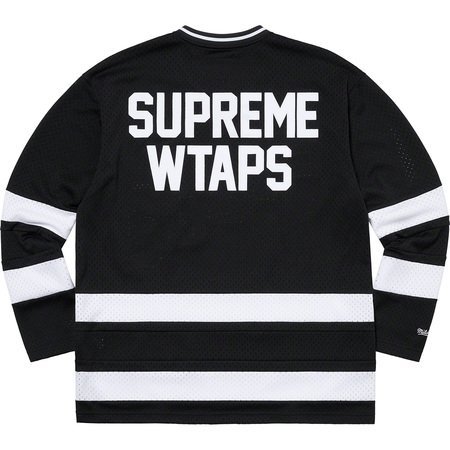 日貨代購CITY】SUPREME WTAPS MITCHELL NESS HOCKEY JERSEY 球衣長T