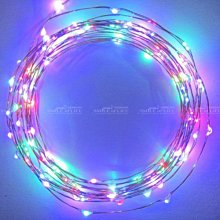 LED【10米銅線燈-七彩、白光、暖白、藍色】100燈電池盒 裝飾銅線燈 聖誕/居家/婚宴佈置 ☆司麥歐LED精品照明