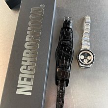 ♤ASENSERI♤ NEIGHBORHOOD BAND / EL-WATCH BAND 保羅紐曼風格鱷魚革