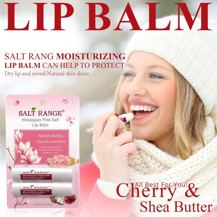 美國 Salt Range [ 喜馬拉雅鹽礦帶護唇膏 ] Himalayan Pink Salt lip balm 全新