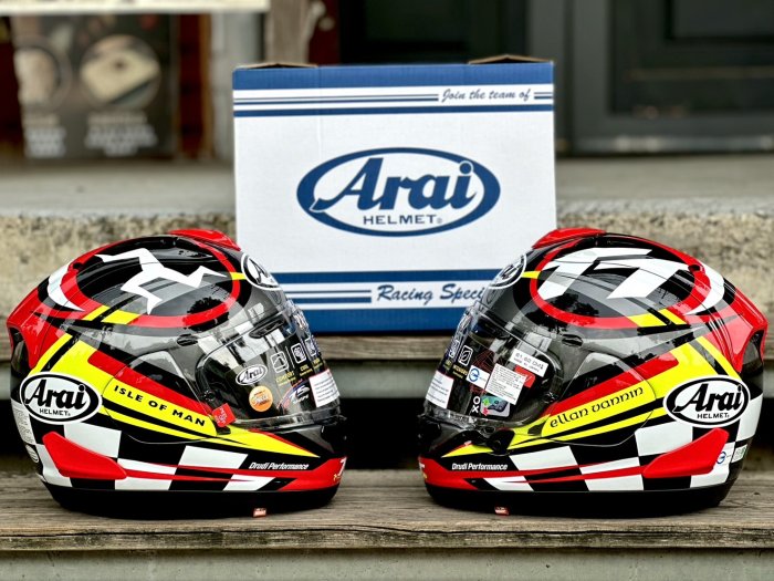 -開關倉庫- 日本 Arai RX-7X 彩繪 限量版 曼島TT 紀念帽 2023 全罩帽