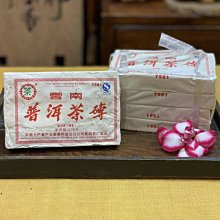 {茗若居普洱茶} 2007年中茶牌【7581】雲南普洱昆明熟茶磚（淨含量:1磚250克）