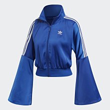 限時特價南◇2021 4月 ADIDAS SATIN TRACK 立領運動外套 三葉草 愛迪達 短版 寬袖 ED4772