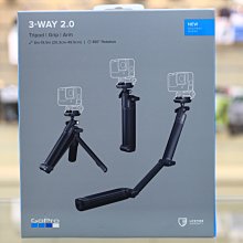 【日產旗艦】GOPRO 原廠配件 AFAEM-002 3-Way Grip 2.0 三向多功能自拍桿 適用 8 9 10