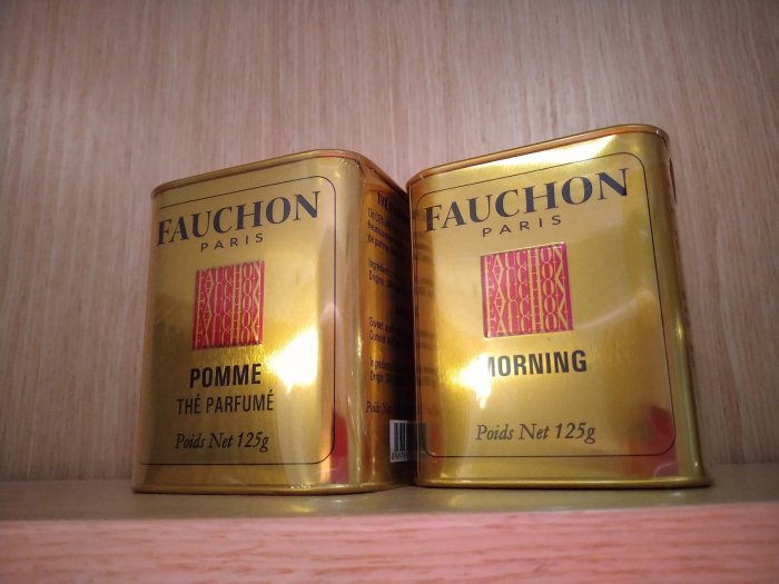 法國 Fauchon 頂級金罐茶系列  早餐茶  蘋果茶  散茶罐裝  140g