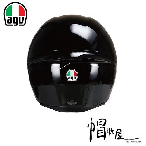 【帽牧屋】義大利 AGV K1 亞洲版 全罩安全帽 內襯可拆 黑