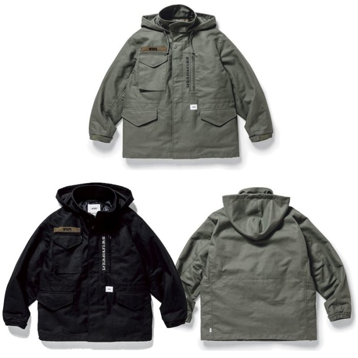 希望商店】 WTAPS WSFM / JACKET. COTTON. TWILL 20AW 軍事連帽夾克