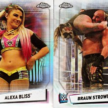 【JB5-0041】WWF 精選特卡4張 如圖 2021 TOPPS CHROME