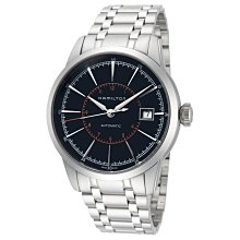 HAMILTON H40555131 漢米爾頓 手錶 機械錶 40mm 藍寶石 黑色面盤 鋼錶帶 男錶女錶