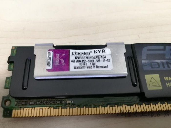 kingston/金士頓 4G DDR2 FBD ECC 667 pc5300F 4G伺服器記憶體