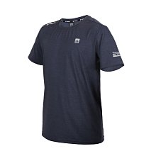 FIRESTAR 男彈性圓領短袖T恤(慢跑 路跑 涼感 運動 上衣 反光「D3234-18」≡排汗專家≡