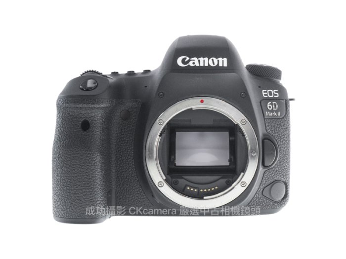 成功攝影  Canon EOS 6D Mark II Body 中古二手 2620萬像素 側翻螢幕 全幅數位單眼相機 觸控對焦 台灣佳能公司貨 保固半年 6D2