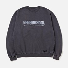 【日貨代購CITY】2023AW NEIGHBORHOOD PIGMENT DYED SWEATSHIRT LS 大學T 水洗 現貨