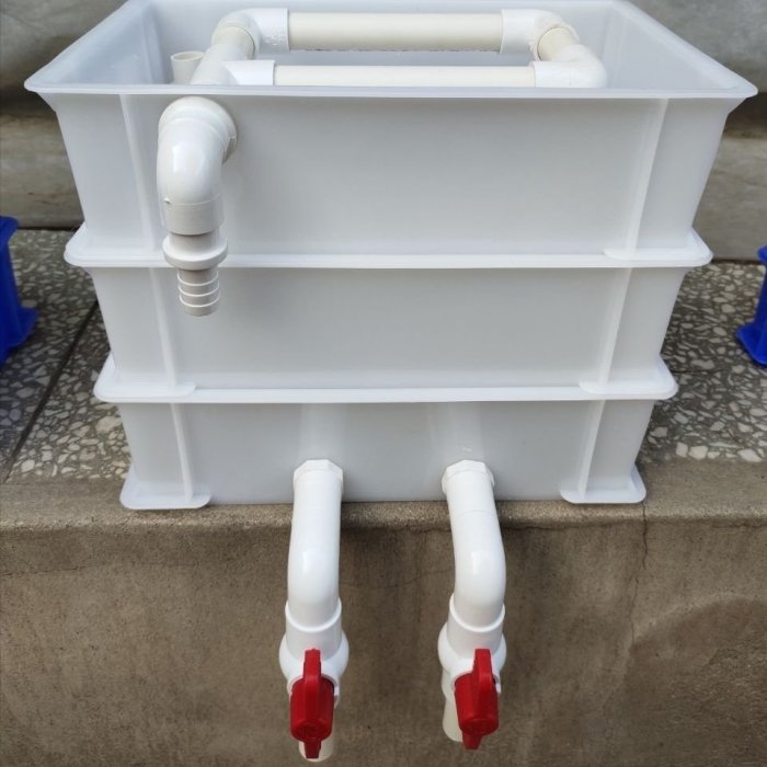 下殺-魚缸過濾器循環家用DIY周轉箱上濾滴濾盒水族箱烏龜箱外置過濾器