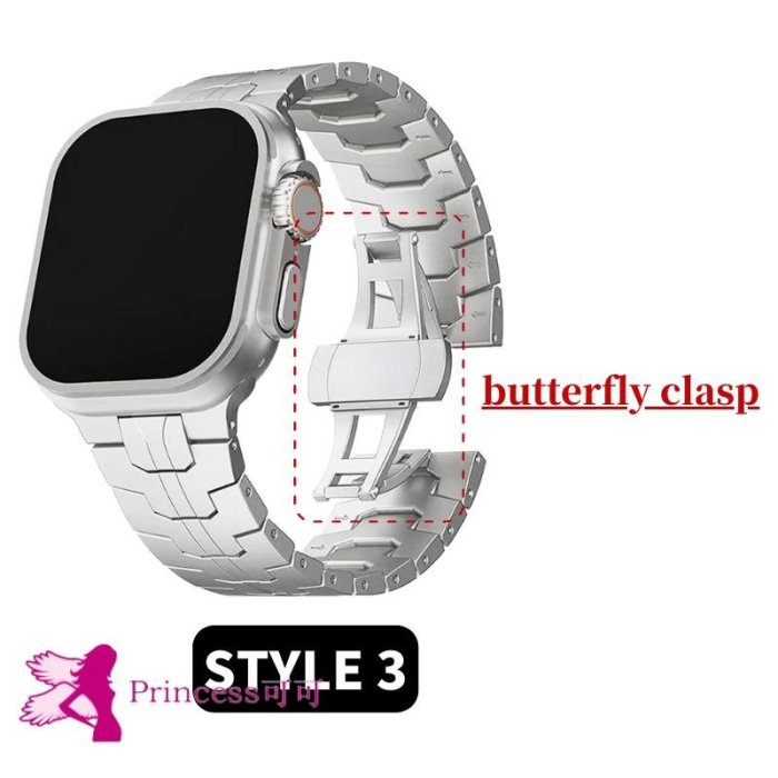 超輕鈦帶 適用蘋果手錶 Apple Watch Ultra 2 49mm 9代-Princess可可