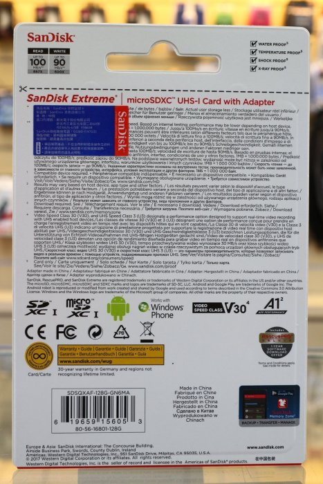 【日產旗艦】SanDisk Extreme microSDXC U3 128GB 讀100MB/寫90MB 群光公司貨