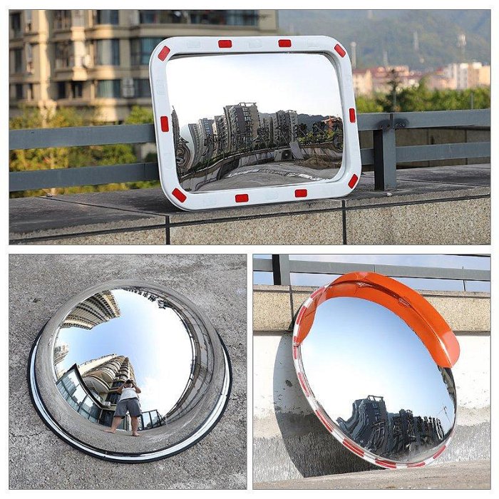 【熱賣下殺價】道路廣角鍍鋅轉角鏡凹凸鏡凸鏡不銹鋼反光鏡轉彎鏡球面