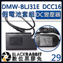 數位黑膠兔【 29 P牌 DMW-BLJ31E DCC16 假電池 DC變壓器套組 】DC-S1  DC-S1R