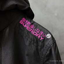 給Y7226186116(56)下標 英國品牌 SUPERDRY 女款 黑色 防風保暖 連帽外套 M號 M904