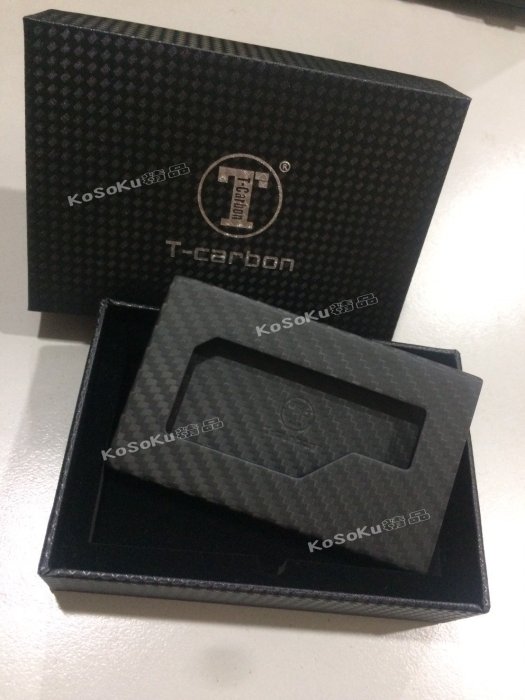 T-carbon碳纖維 時尚造型碳纖維 名片盒 名片夾 手推式名片盒 卡夾 碳纖名片盒