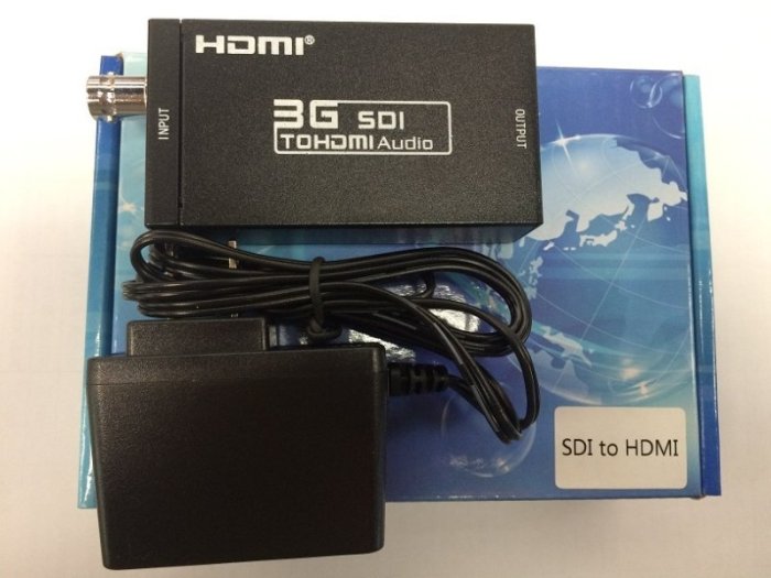 SDI轉HDMI轉換器/SDI to HDMI 支持HD 3G SD  廣播用1080P 桃園《蝦米小鋪》