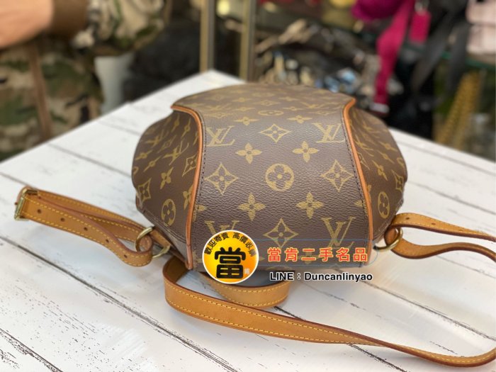 《當肯二手名品》LV 老花 後背包 背殼包貝殼後背 m51125 ㊣