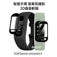 *Phonebao*Garmin vivosmart 5 智慧手錶螢幕保護貼 透明水凝膜 TPU軟膜