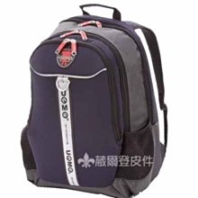 【葳爾登】UNME小學生書包超輕保護脊椎透氣人體工學背包,台灣製造兒童護脊書包3091藍色