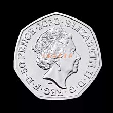 超特價2020年英國脫歐50便士 英國脫離歐盟普制紀念幣 皇家造幣廠-小狐仙專賣店