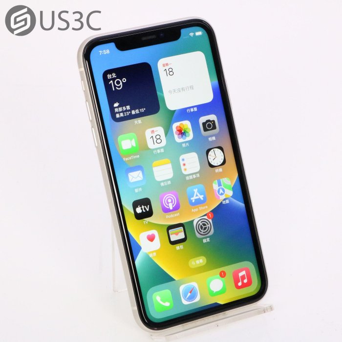 【US3C-高雄店】公司貨 Apple iPhone 11 128G 6.1吋 白色 A13 Bionic 空機 Face ID UCare延長保固6個月
