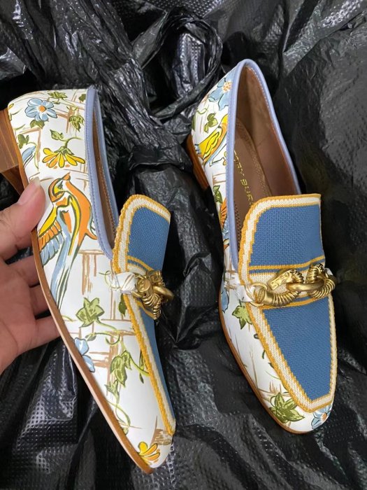 ╭☆包媽子店☆ TORY BURCH Jessa 20mm Loafers 真皮福樂鞋/懶人鞋((部份現貨))