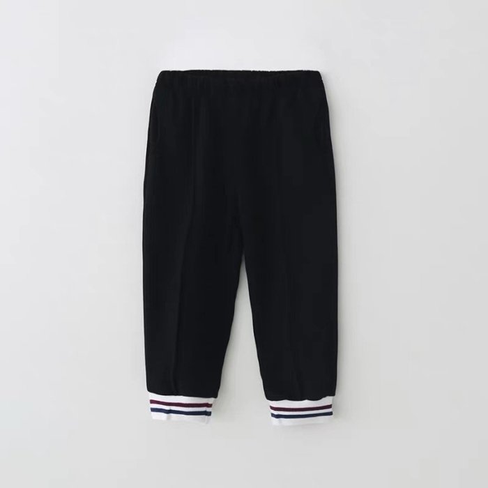 【Girl】 JC BABY 休閒條紋拼接縮口褲(共六色) #B1812303