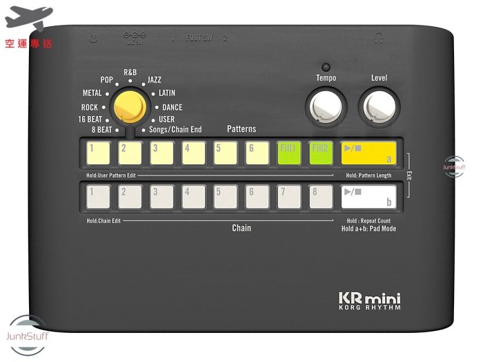 KORG KR mini 日本科音 數位電子節拍器 攜帶型  節奏機 鼓機 伴奏