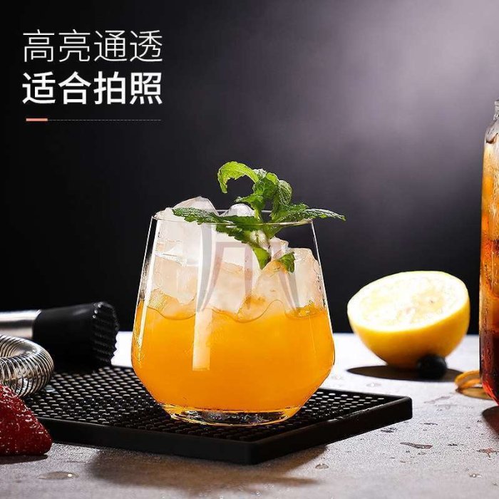 【耐高溫玻璃】莫吉托mojito杯雞尾酒杯酒吧柯林杯長飲杯果汁杯創意調酒玻璃酒杯