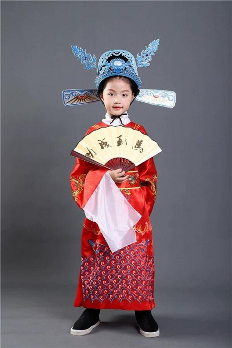 女駙馬狀元服學生演出服裝古裝狀元帽戲曲京劇男女小孩戲服狀元郎