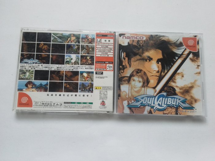 [挖寶迎好年]SOUL CALIBUR 劍魂 Dreamcast 附1本日文使用說明書 正版電腦遊戲軟體