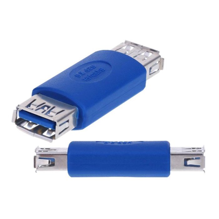 USB3.0公對公轉接頭USB3.0A母對A母口連接頭USB3.0雙公~新北五金線材專賣店