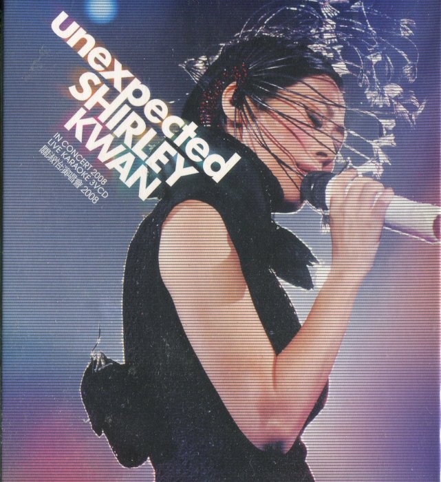 【嘟嘟音樂坊】關淑怡 - UNEXPECTED 2008 演唱會  3VCD  (全新未拆封)