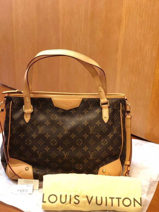 全新專櫃購回LV M41232 Louis Vuitton 原花方型手提肩背/斜背包_保證真品_可刷卡再享6期0利率喔~